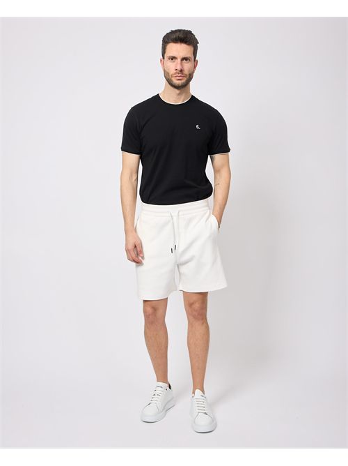 Armani Exchange fleece Bermuda shorts with drawstring waist ARMANI EXCHANGE | XM000534-AF10365U0009